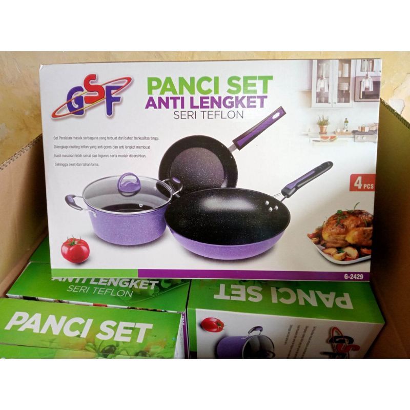 Panci set teflon anti lengket