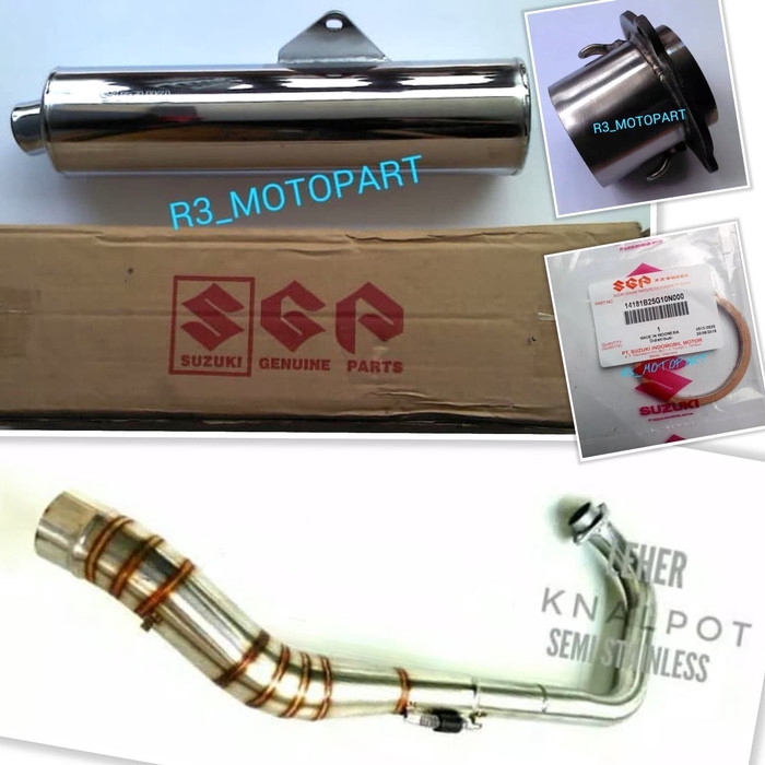 Knalpot FU Ori/Original Supra X 100/125/New Fi/Fit/GTR 150/Grand/C70