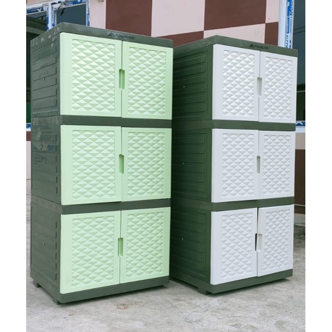 LEMARI VIRAL FAWSLINE 3 SUSUN/6 Pintu