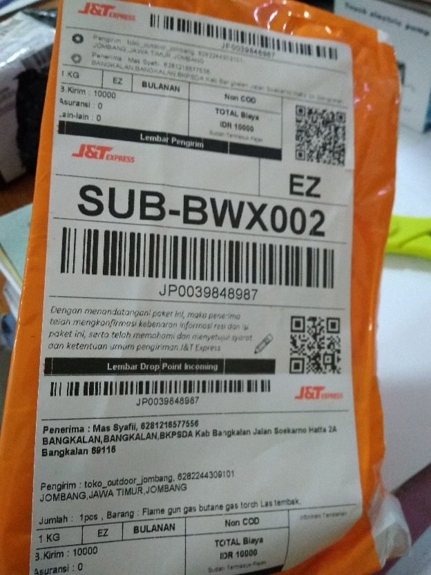 Flame Gun Gas Butane Gas Torch Las Tembak