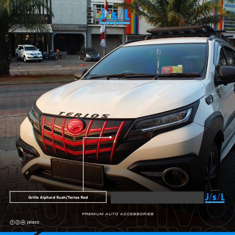 grill all new rush terios grill Rush Terios model Alphard