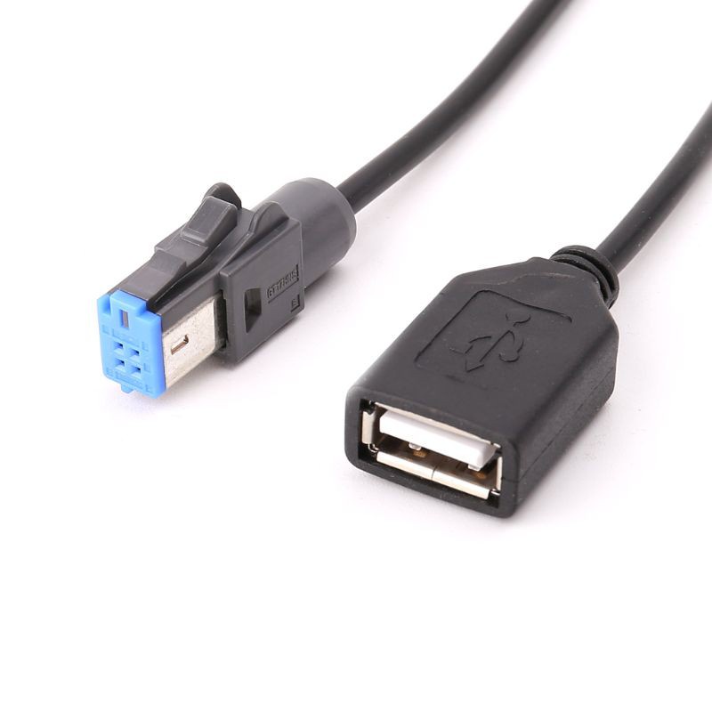 CRE  4-pin Car USB Cable Adapter Extension Cord For Nissan Teana Qashqai CD Audio Radio Player