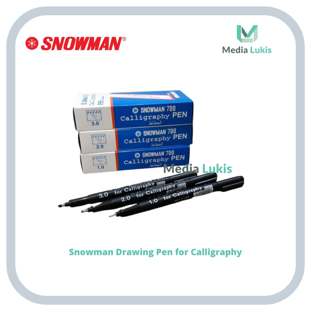

Snowman Calligraphy / Snowman Drawing Pen for Calligraphy