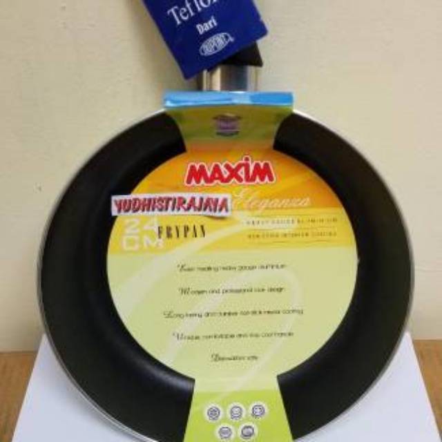 Maxim Eleganza Wajan Teflon 24cm 100% Original