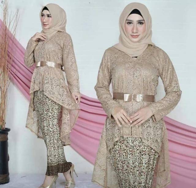 PRODUK ORIGINAL KEBAYA AURORA BRUKAT/KEBAYA PESTA/KEBAYA KEKINIAN