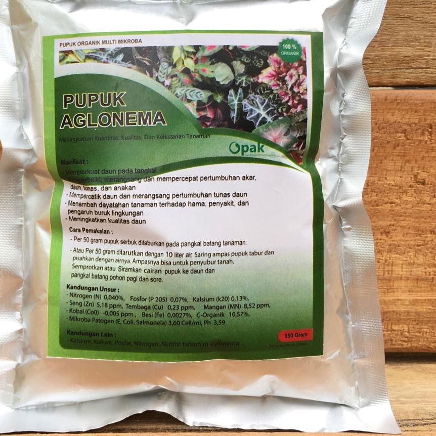[COD] Pupuk Organik Aglonema Paket Terbaik Penumbuh Daun dan Bunga Agar Cepat Beranak Banyak Tunas L
