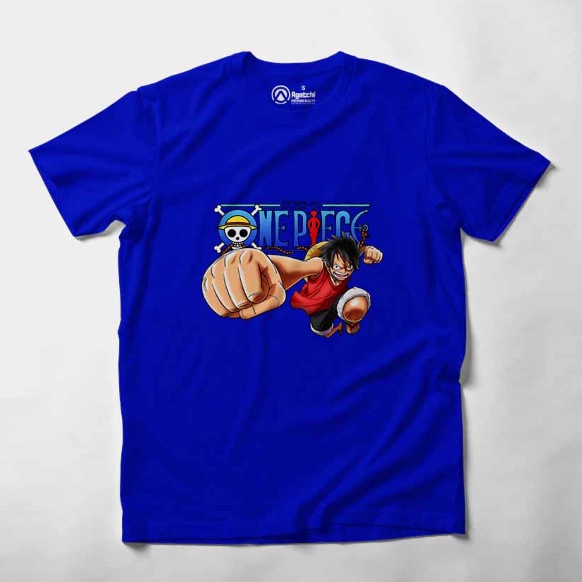 Kaos Atasan Anak Laki Laki Kids T Shirt Anime One Piece Monkey Luffy Cheeky