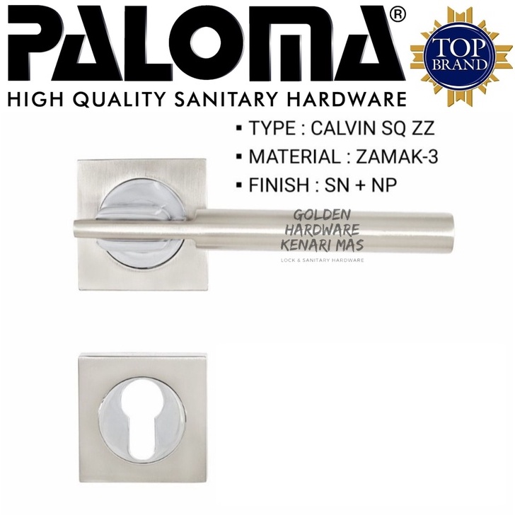 PALOMA HRP 570 Handle Gagang Minimalis Pintu Kamar Satin