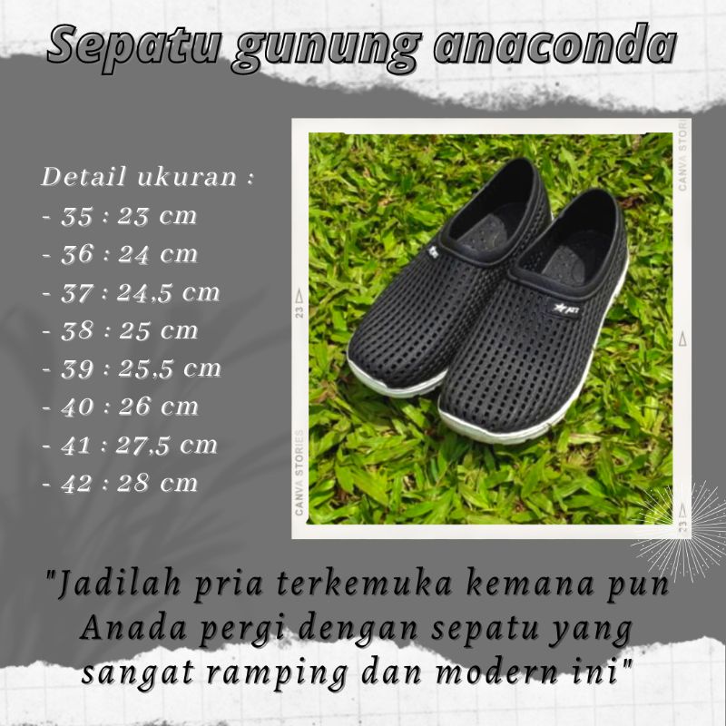 Sepatu gunung anaconda