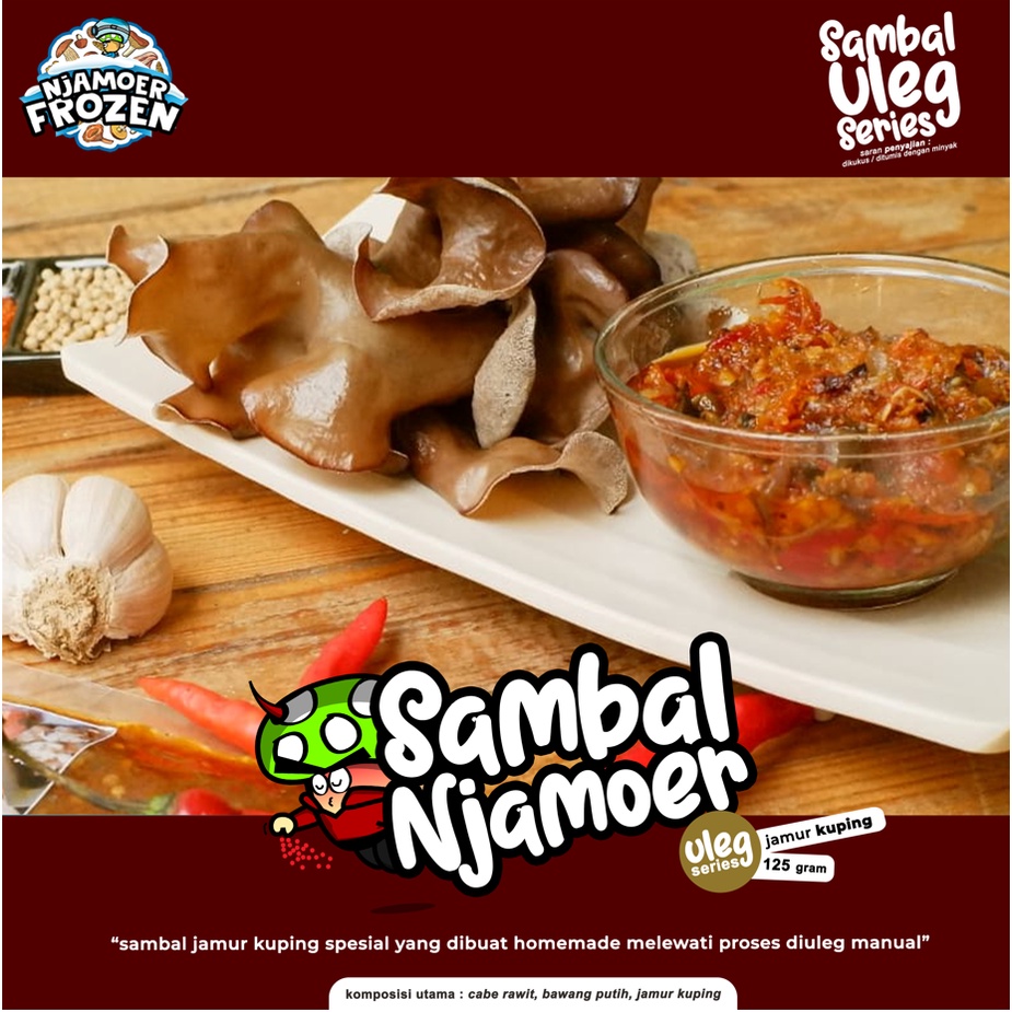 

sambal njamoer (jamur kuping) uleg series