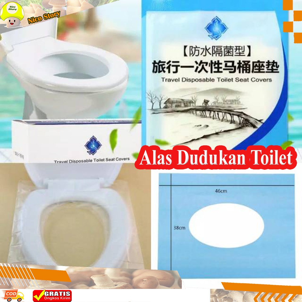 (NCS) MURAH Disposable Toilet Seat Cover / Alas Dudukan Toilet Sekali Pakai