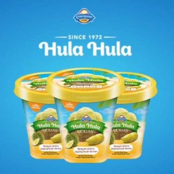 

ice cream Campina Hula hula Durian Monthong 350ml x 3pcs