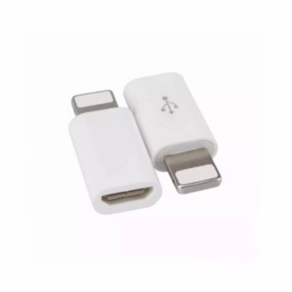 Adapter Konektor Micro USB Female Ke 8 Pin Male Portable Untuk Handphone