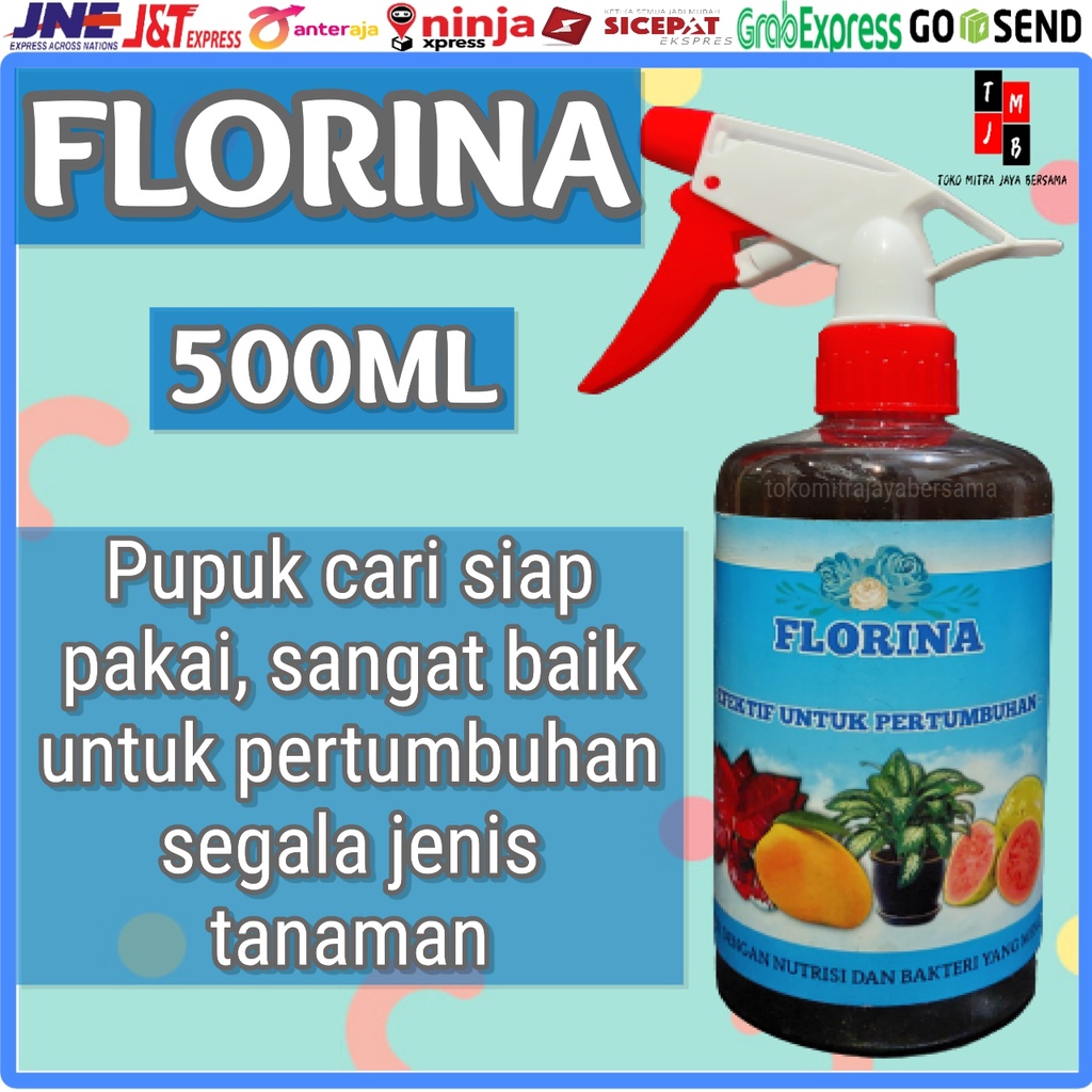 FLORINA PUPUK CAIR ORGANIK SIAP PAKAI UNTUK SEMUA JENIS TANAMAN 500ml