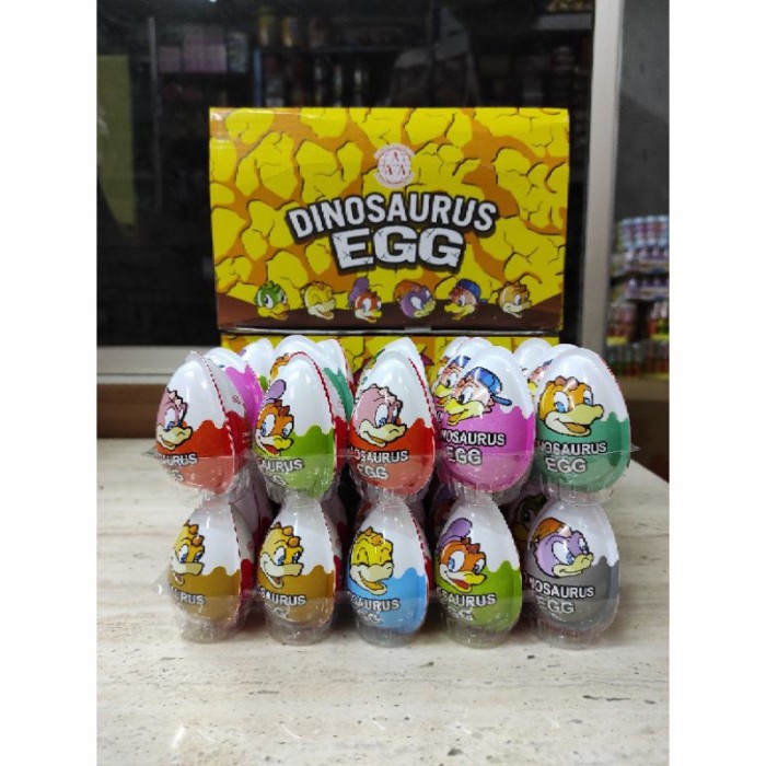 Dinosaurus EGG coklat telur jumbo isi 30 pcs
