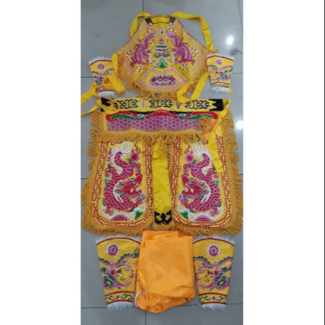 baju tatung taiwan / otto / oto - warna kuning naga merah