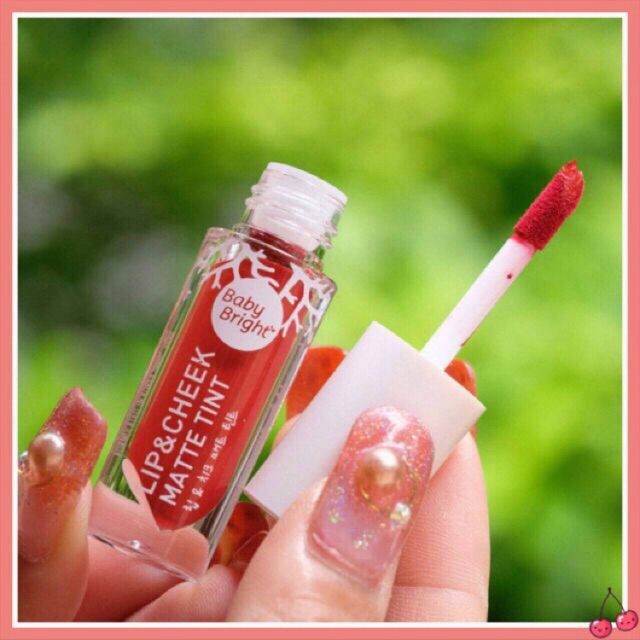 ✅ 100% Asli dari Thailand ✅ Baby Bright lip &amp; cheek matte tint Babybright