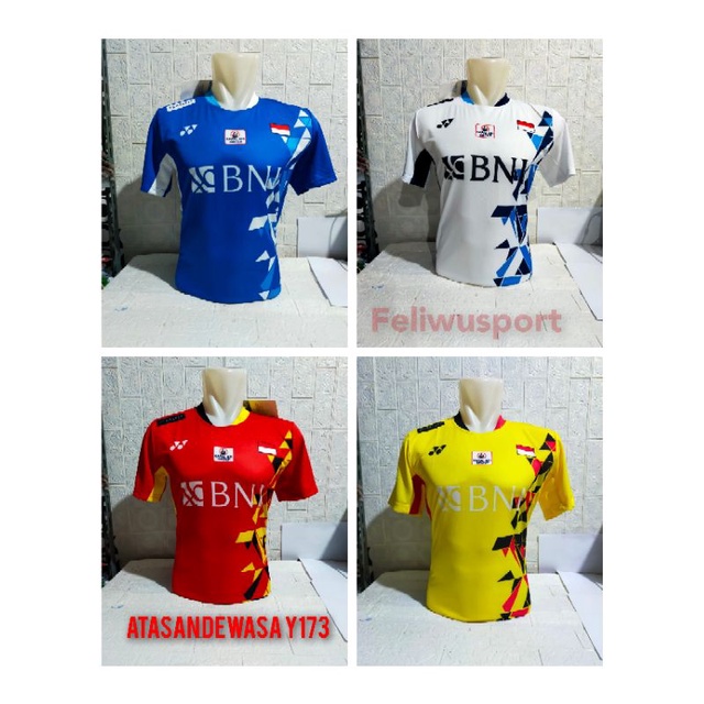 BAJU ATASAN Y173 DEWASA/JERSEY BULUTANGKIS