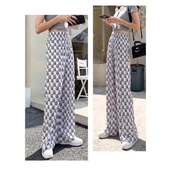 [IMPORT] Cullote Pants Loose Straight Tube - Celana Wanita Import - Korean style Kulot Pants F2