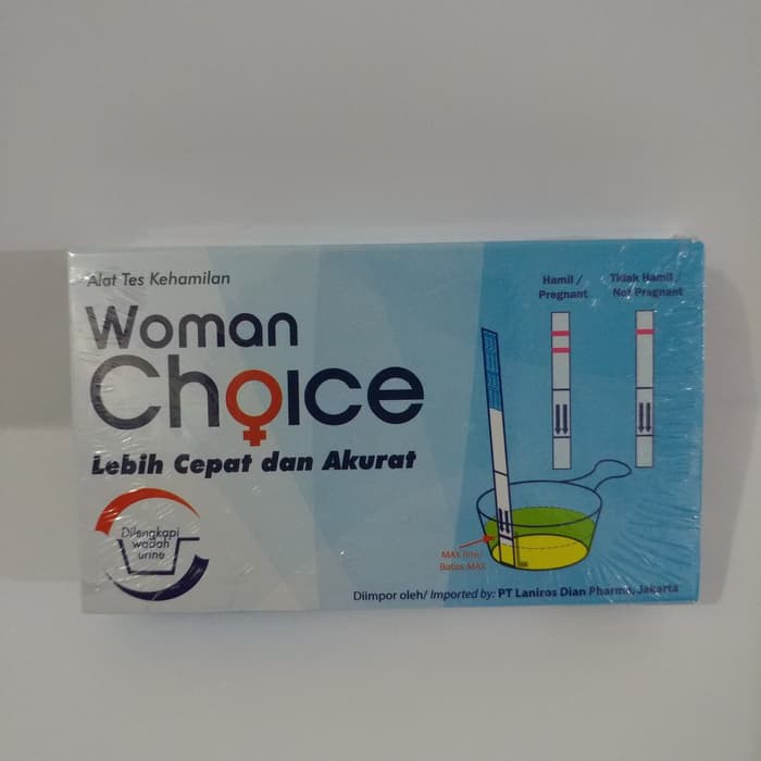 WOMAN CHOICE   tes kehamilan plus wadah  Berkualitas