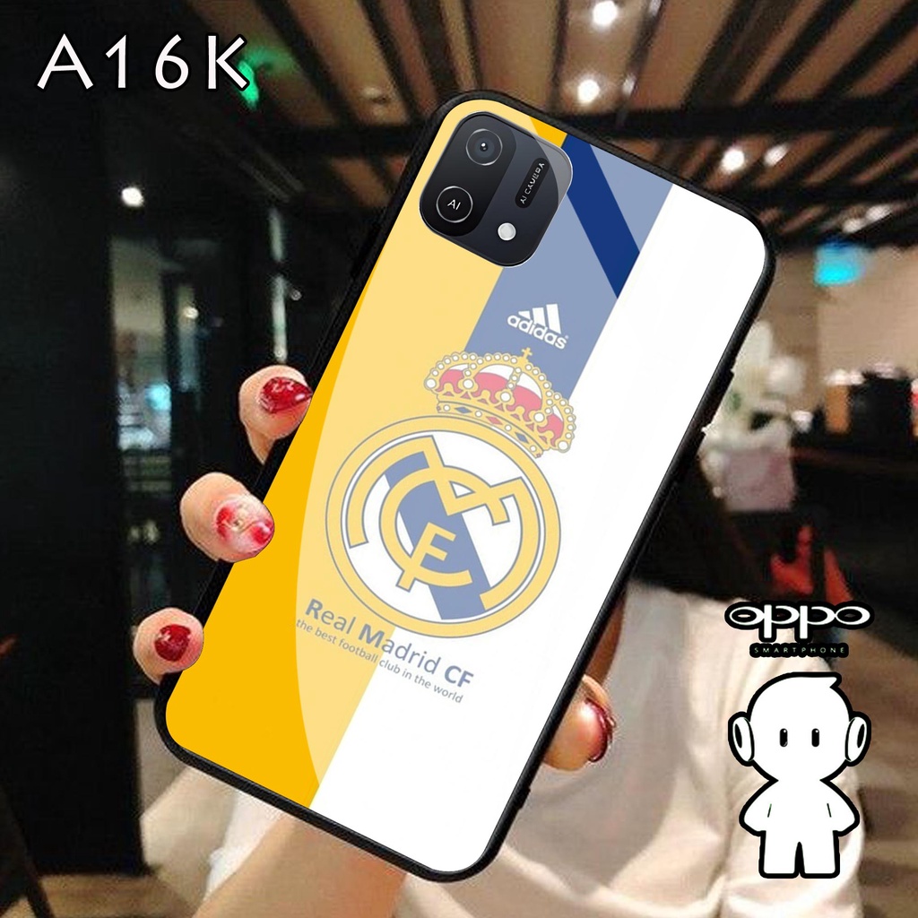 Softcase Kaca OPPO A16K  - Casing Hp OPPO A16K - Case Hp OPPO A16K  - Softcase OPPO A16K [H21]