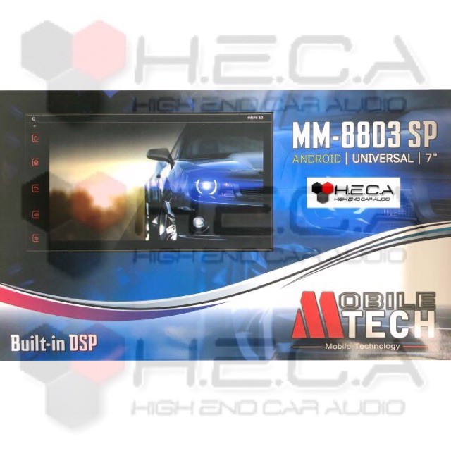 MTECH MM‐8803SP HRS ANDROID HEAD UNIT DOUBLE DIN 7INCH TAPE 7 INCI MM 8803 SP AUDIO MOBIL MM 8803SP-