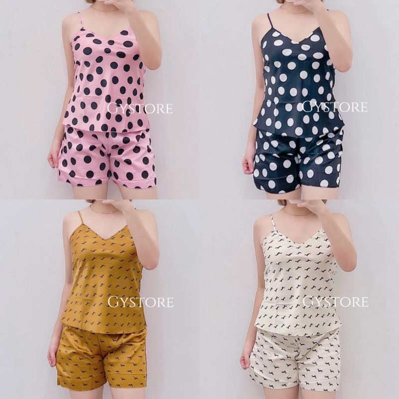 Setelan Satin Import