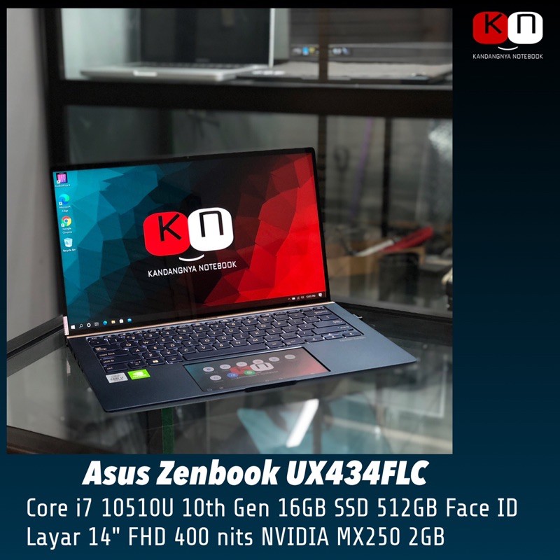 Asus Zenbook ux434flc i7 10510U 16Gb Ssd 512 MX250 2gb ux334flc duo