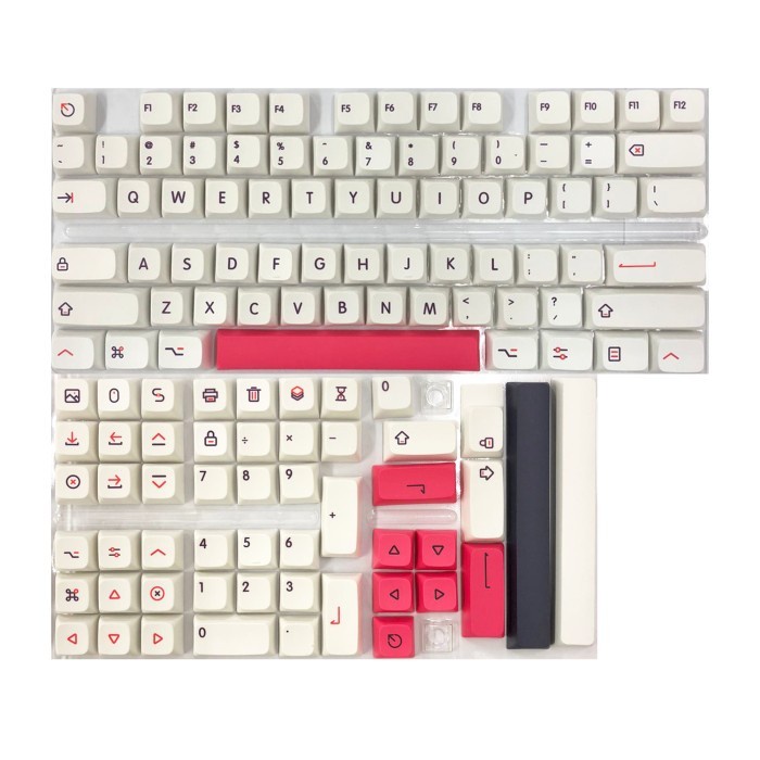 KEYCAPS RED LINE XDA PROFILE SUBLIM SINGLE SHOT MECHANICAL KEYBOARD