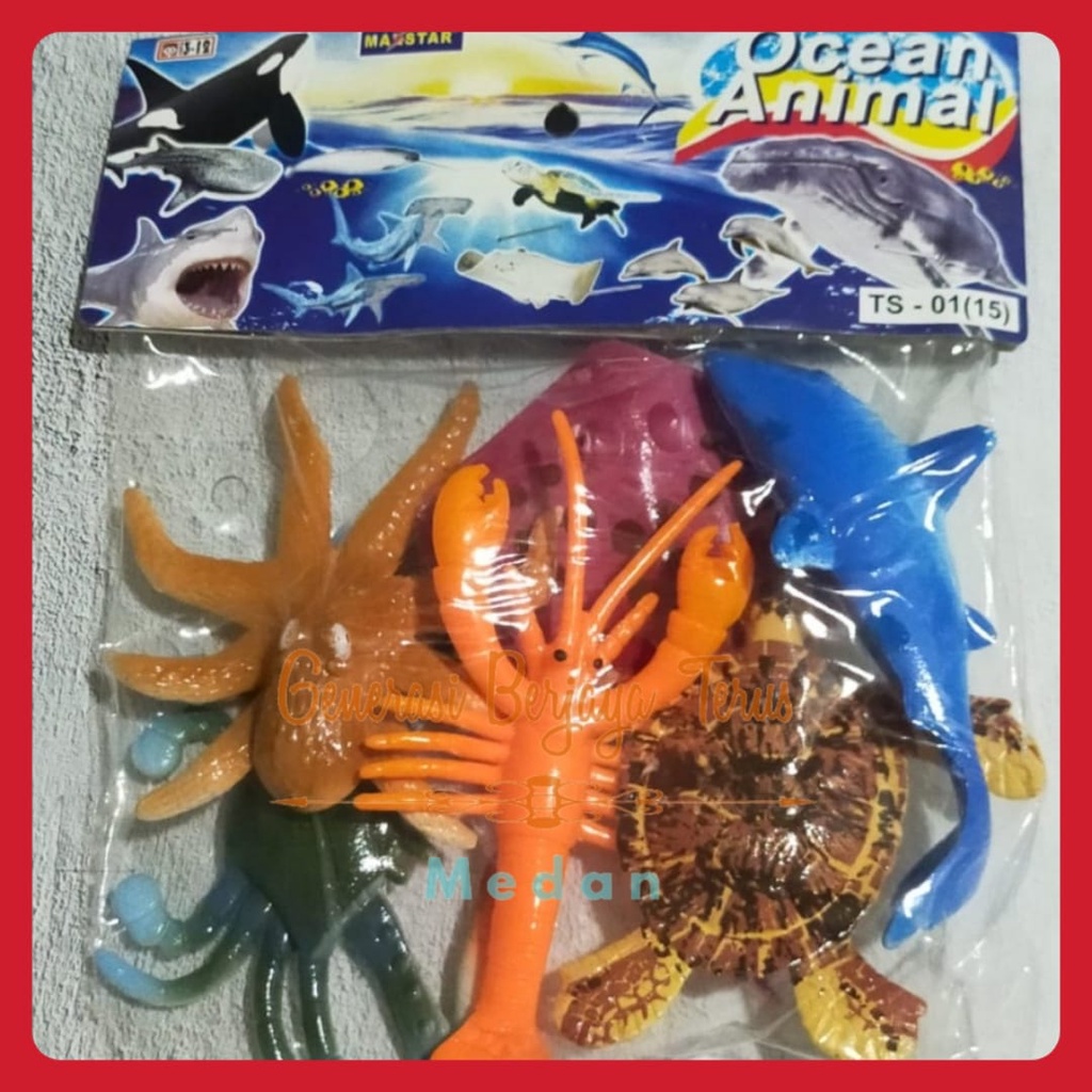 MAINAN OCEAN ANIMAL TS15 / MAINAN HEWAN LAUT / MAINAN ANIMAL OCEAN