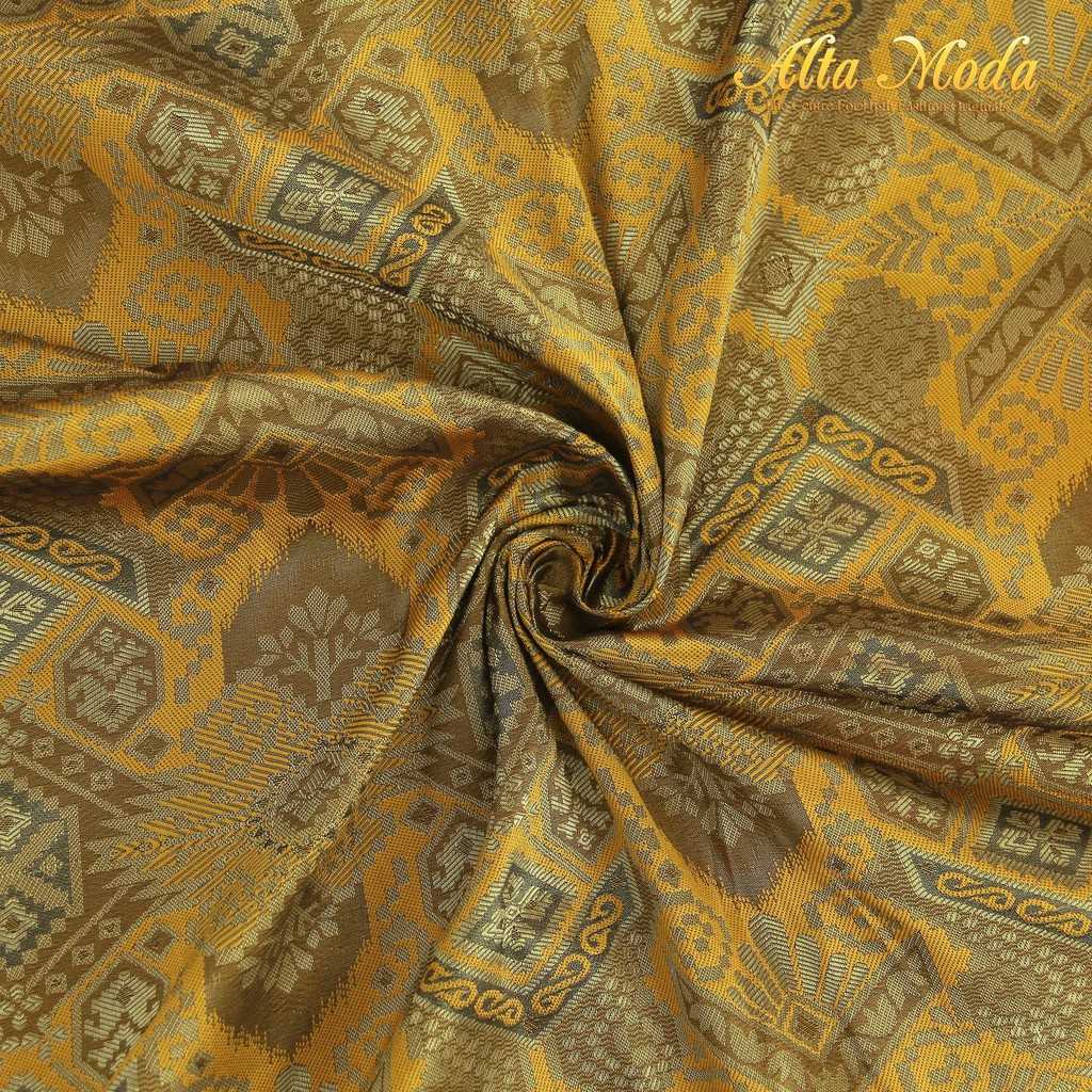 

Alta Moda Songket Motif Palembang Modern Warna Kuning (1M)
