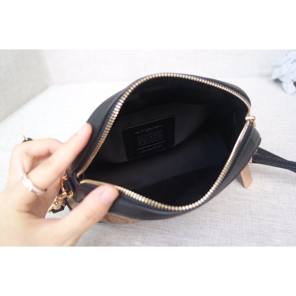 76674 tas coc bag  Crossbody one-shoulder zipper small shell bag tas wanita import