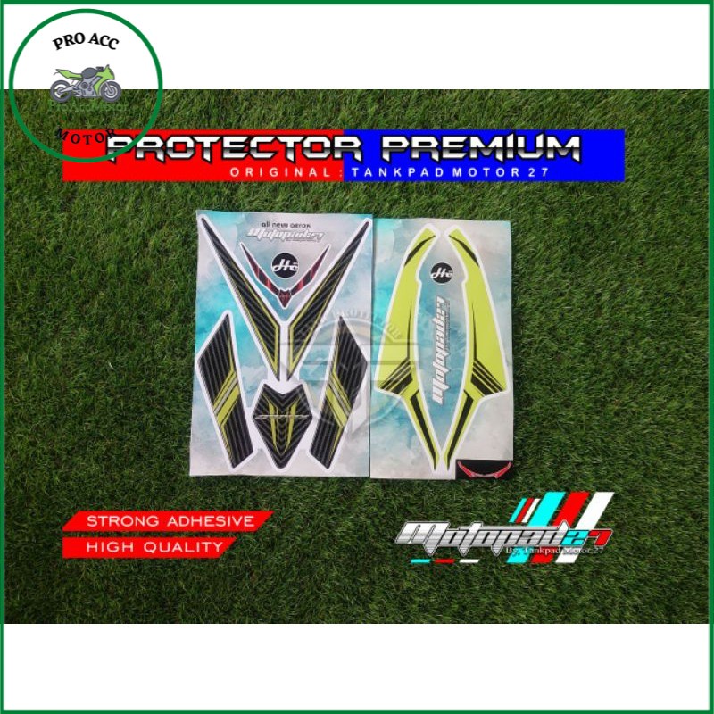 sticker stiker resin timbul body depan atas lampu winglet yamaha aerox 2020 connected Murah