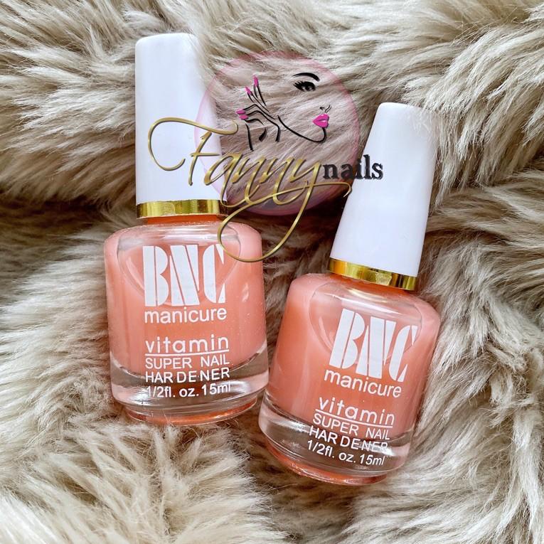 Vitamin BNC nail hardener PINK top coat nail polish PINK 15ml KOREA BNC / kutek vitamin penguat kuku