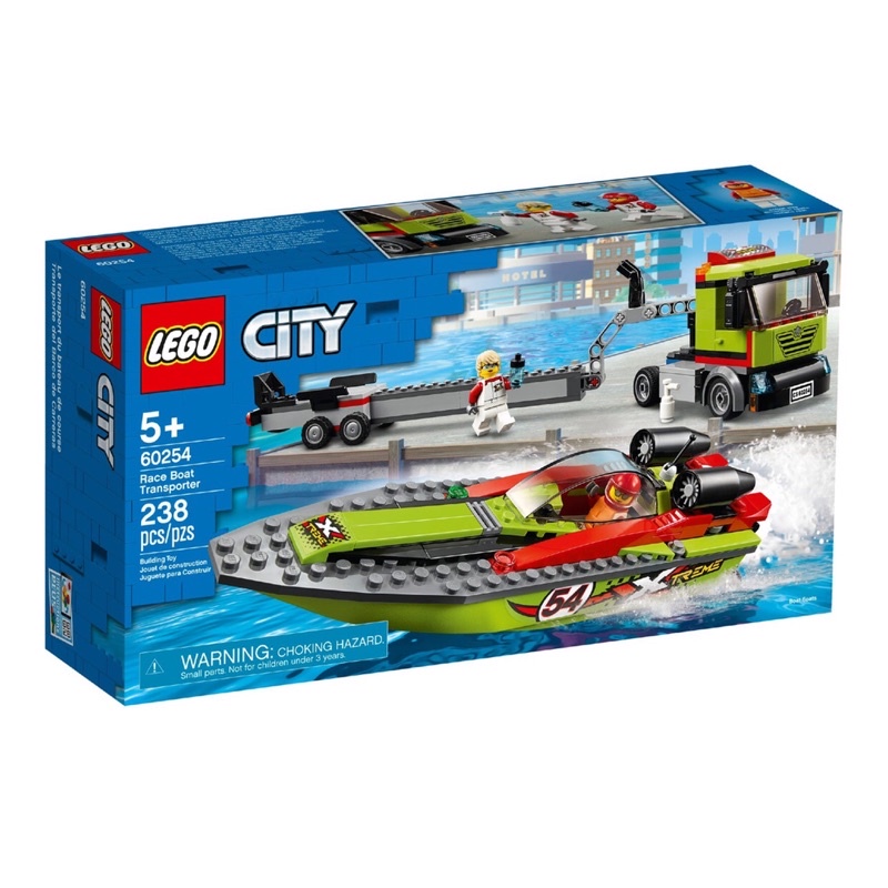 Lego City Race Boat Transporter