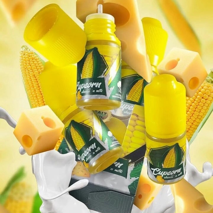 LIQUID 30ML CUPCORN CHEESE AND MILK SALTNIC