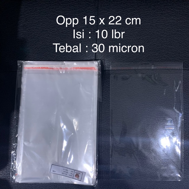 

Plastik opp lem tebal 03 15x22 15 x 22 seal 100 lembar pcs kaca 30 micron undangan bening murah