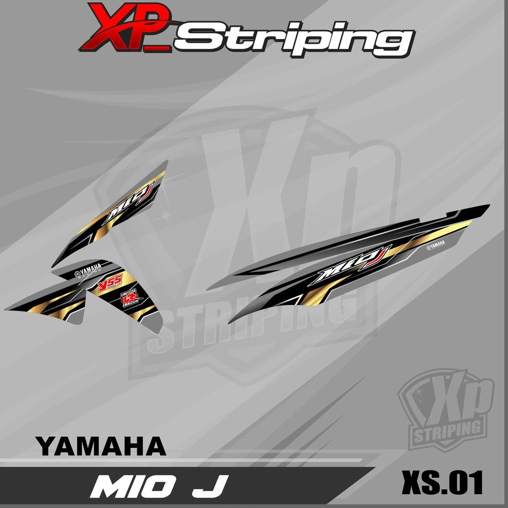 [PRODUK HNMFR] Striping List Variasi Yamaha Mio J - Striping Motor Mio J. XP 01 BVS