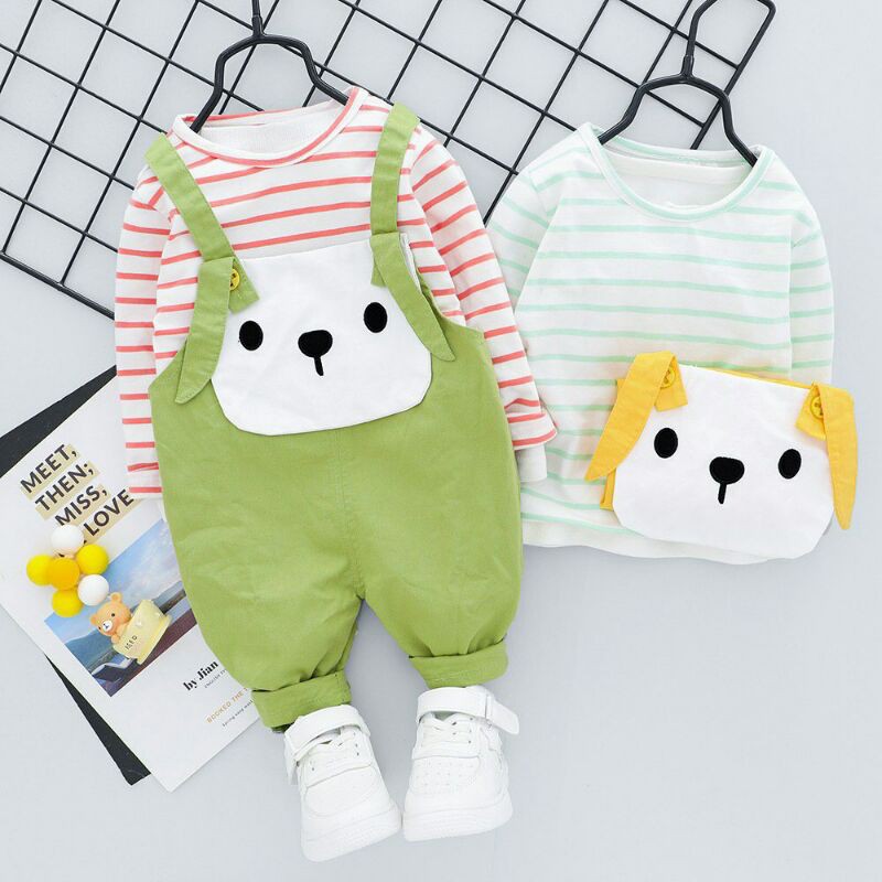 Setelan HEAD BEAR jumpsuit anak Baju overall anak import