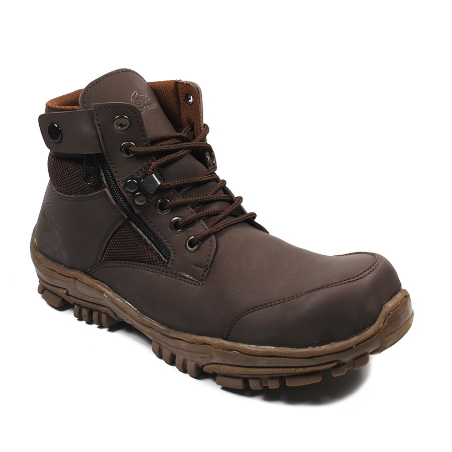 Sepatu Boots Safety Crocodile Jointer Sleting Ujungbesi Steel Toe Work Mountain Tracking Hiking