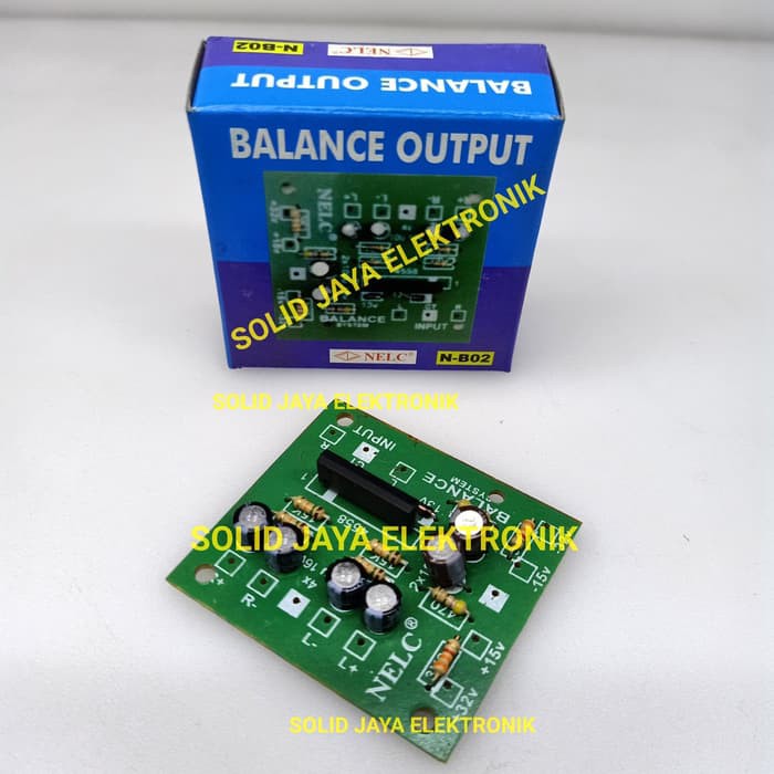 KIT BALANCE OUTPUT STEREO - KIT OUTPUT BALANCE RANGKAIAN ELEKTRONIK BALANCE OUTPUT NELC N-B02