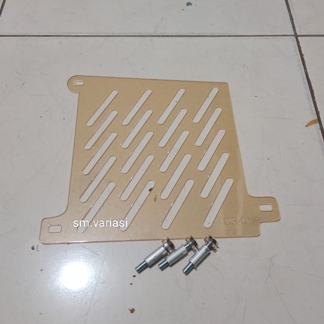 Cover Radiator Nmax Aerox Bahan Akrilik 3mm Bonus Baut