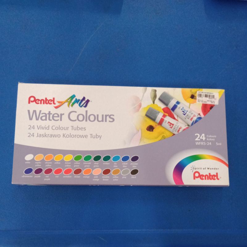 

Cat air water color Pentel watercolour 24 Warna