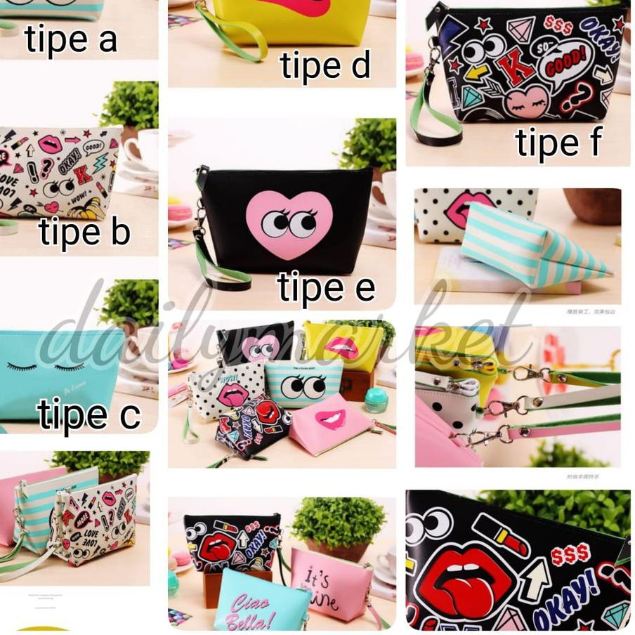 

BEST ט PRODUK TAS POUCH KOMESTIK KOTAK PENSIL CUTE GIRLS CLUTCH LUCU HIGH QUALITY CD14 ....