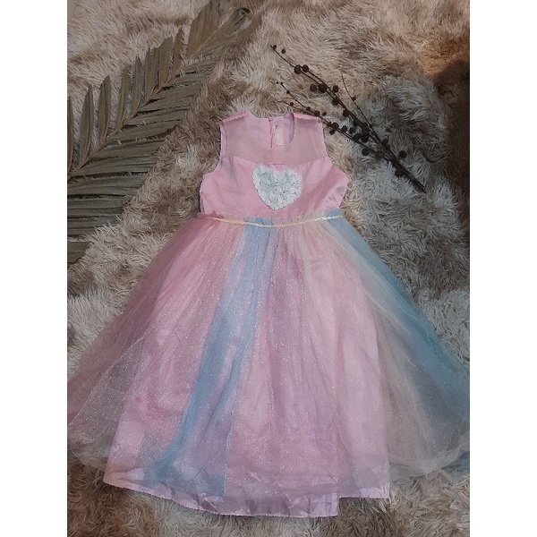 Baju Pesta Anak/Baju Pink Pesta Anak/Baju Balon Anak /Dress Pesta Anak/Baju Ulang Tahun