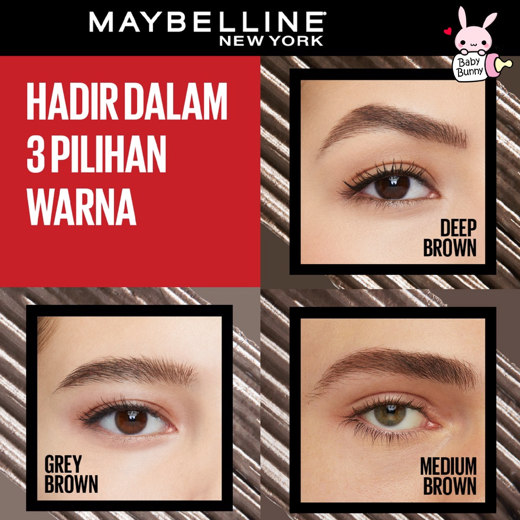 ❤ BELIA ❤ Maybelline Tattoo Brow 3 Day Styling Gel - Makeup Eye | Brow Gel | BPOM