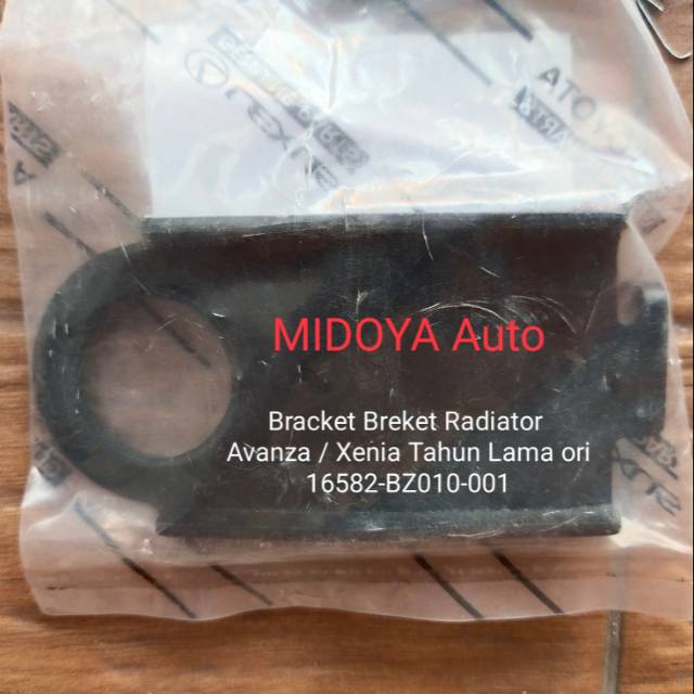 Bracket Breket Radiator Avanza / Xenia Tahun Lama ori 1pc 16582-BZ010