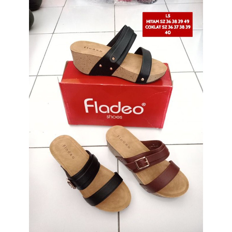 SANDAL BRANDED MATAHARI WANITA FLADEO L5