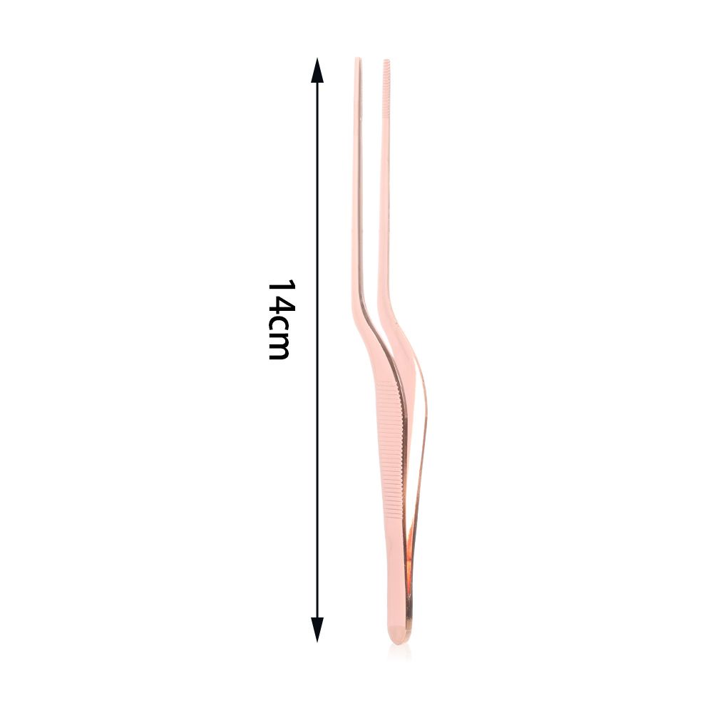 PREVALENT New Food Tweezer Plating BBQ Clip Barbecue Tongs Kitchen Tool Chef Hot Serving Presentation Stainless Steel