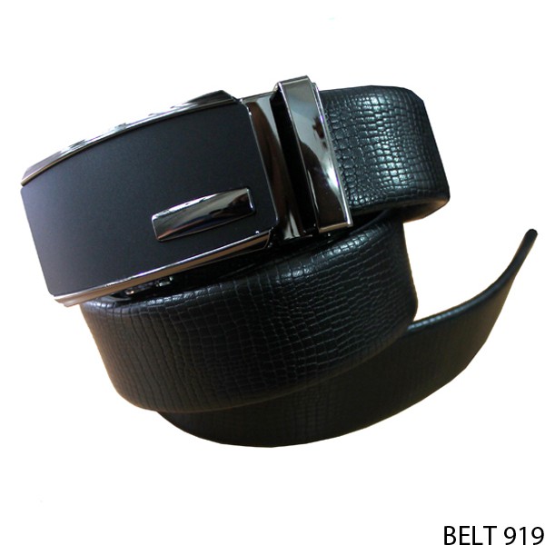 Ikat Pinggang Laki-Laki Semi Kulit Hitam – BELT 919